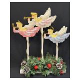 (T) Handmade Needlepoint Christmas Angel