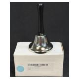 Vintage Silver Steel Tea Hand Bell NIB 4.5ï¿½