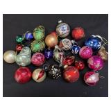 Several Assorted Vintage Glass Christmas