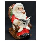 Vintage Lefton Santa Claus Christmas Fund Ceramic