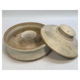 Handmade Ceramic Pottery Baking Dish With Lid As