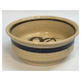 Early Banded Abstract Pottery Bowl 6.25ï¿½ Signed