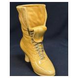 Vintage Ceramic Boot Vase Planter