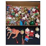 Several Assorted Vintage Christmas Ornaments As