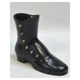 Enesco 50ï¿½s Metal Victorian Black Boot with Brass