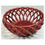 Lindsey Jordan Ceramic Basket Bread Fruit Bowl