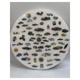 Approximately 70 Assorted Pinbacks As Pictured