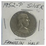1952-P Silver Franklin Half Dollar