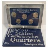 2001 Commemorative Quarter Set, Philadelphia! New