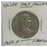 1950-P Franklin Half Dollar
