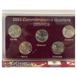 2003 Commemorative Quarters Denver! Illinois,