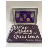 2001 Commemorative Quarter Platinum Edition! New