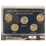2003 Commemorative Quarters Gold Edition!