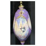 Vintage Bradford Edition Hummingbird Ornament