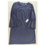 Tommy Hilfiger Womenï¿½s Scuba Dress Button Belle