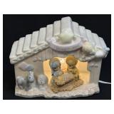 Light up Nativity Scene I Believe in Jesus