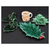 Assorted Christmas Dishes As Pictured Including