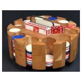 Vintage Drueke Poker Chip Carousel - Lazy Susan