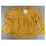 IB Diffusion Mustatd Embroidered Knit Top With