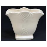 Vintage RRPCo Pottery Vase: Cream Art Pottery No