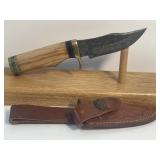 Damascus Style Fixed Blade Knife Measuring 6ï¿½