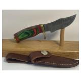 Damascus Style Fixed Blade Knife Measuring 6ï¿½