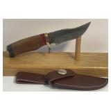 Damascus Style Fixed Blade Knife Measuring 6ï¿½