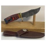 Damascus Style Fixed Blade Knife Measuring 6ï¿½