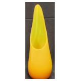 Art Glass Swung Pear Shaped Vase Moser Glass? 11"