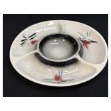 Vintage Lane & Co. 12" Ceramic MCM Chips and Dip