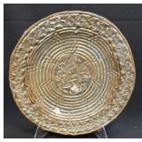 Handmade Ceramic Serving Platter 9.25ï¿½ Signed SL