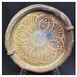 Handmade Ceramic Serving Platter With Textured