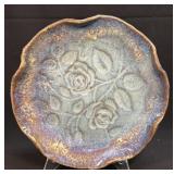 Handmade Pottery Serving Dish 9.25ï¿½ Signed SL