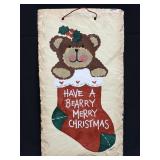 Slate ï¿½Have A Bearry Merry Christmasï¿½ Sign 6.25ï¿½