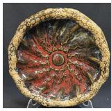 Handmade Pottery Serving Dish 7.5ï¿½ Signed SL