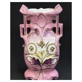 Vintage Iridescent Pink Porcelain Bud Vase