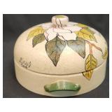 Ceramic Covered Serving Dish Dome Shaped Lid 9"