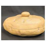 Handmade Ceramic Baked Potato Shaped Lidded Dish