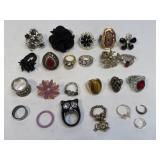 Several Assorted Rings As Pictured Including