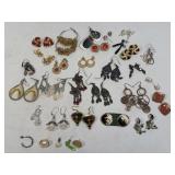 Several Pair Of Pierced Earrings As Pictured (5