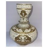 Zsolnay Pierced Art Pottery Vase, with Damage!