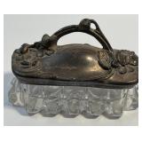 RARE ROYAL ARCANUM Pressed glass Ladies Trinket