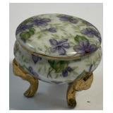 Lefton Footed Ring Box