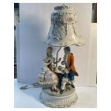 Vintage Porcelain Victorian Tea Time Courting