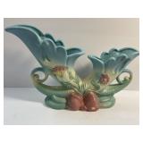 Antique Hull Art Pottery Vase & Candle Holders