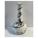 Bud Vase of Hunting Scene collection by Crown