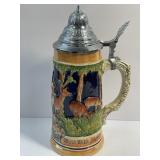 Lidded Beer Stein made in Western Germany