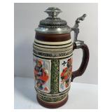 Lidded Beer Stein Made in Western Germany