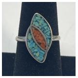 Sterling Silver Ring Size 6.5