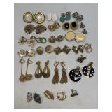 Several Pair Of Clip On Earrings As Pictured (5